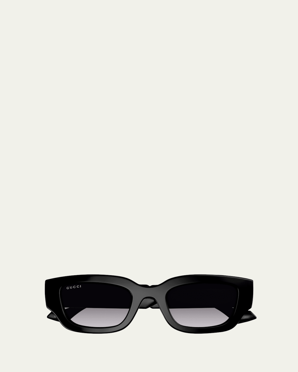 GG Logo Plastic Rectangle Sunglasses